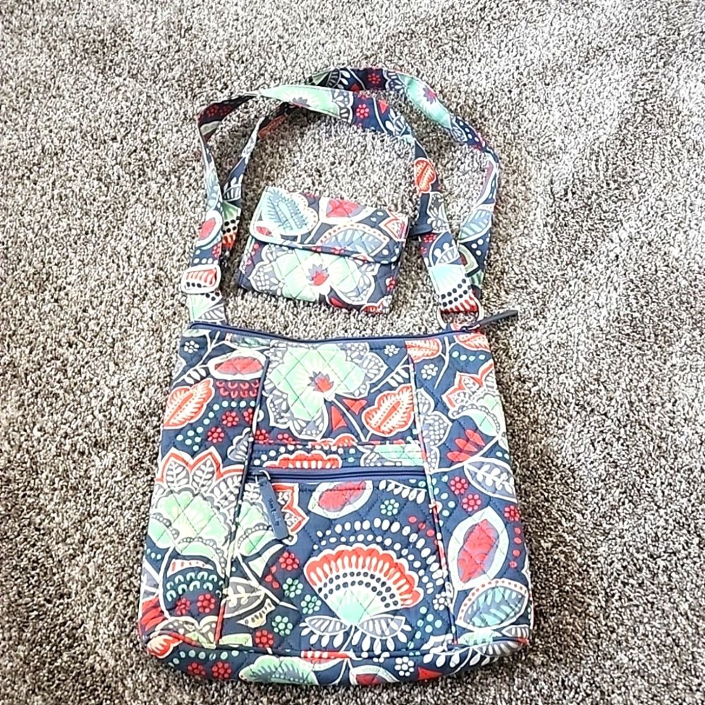 Vera bradley Cross body and matching wallrt